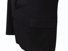 画像をギャラリービューアに読み込む, SAINT LAURENT PARIS サンローラン パリ ジャケット 392891 ブラック サイズ50 ウール 美品 中古 4b004927