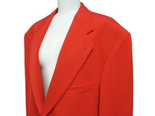 Load image into Gallery viewer, BALENCIAGA バレンシアガ オーバーサイズ ナイロンジャケット 623794 サイズ1 ロゴプリント レッド 20年製 美品 中古 4b004963