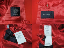 Load image into Gallery viewer, BALENCIAGA バレンシアガ オーバーサイズ ナイロンジャケット 623794 サイズ1 ロゴプリント レッド 20年製 美品 中古 4b004963