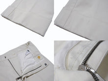 Load image into Gallery viewer, GUCCI グッチ 2015年製 スラックス パンツ 363962Z7773 ホワイト アイボリー サイズ46 美品 中古 4b004933