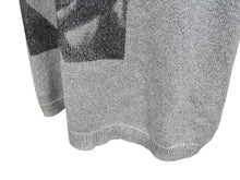 画像をギャラリービューアに読み込む, 極美品 RAF SIMONS ラフシモンズ The Clash サマーニット 915568 スカーフドッキング ラメ シルバー レーヨン ポリエステル サイズXS 中古 4b004934