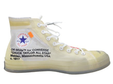 画像をギャラリービューアに読み込む, CONVERSE × OFF-WHITE コンバース オフホワイト CHUCK TAYLOR ALL-STAR VULCANIZED チャックテイラー スニーカー 162204C ホワイト サイズ29.5 美品 中古 4b004936