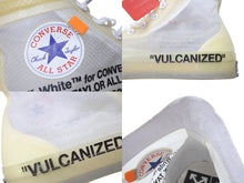 画像をギャラリービューアに読み込む, CONVERSE × OFF-WHITE コンバース オフホワイト CHUCK TAYLOR ALL-STAR VULCANIZED チャックテイラー スニーカー 162204C ホワイト サイズ29.5 美品 中古 4b004936