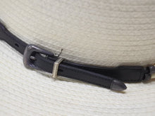 画像をギャラリービューアに読み込む, 極美品 SAINT LAURENT サンローラン ウエスタン ストロー ハット ホワイト アイボリー 美品 中古 4b004943