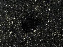 Load image into Gallery viewer, 極美品 CELINE セリーヌ チェスターコート 2M159264F サイズ48 アクリル 金属繊維 ブラック ゴールド 中古 4b004947