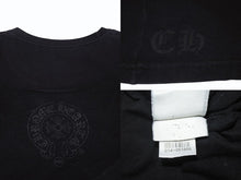 画像をギャラリービューアに読み込む, CHROME HEARTS クロムハーツ ダガー 半袖Tシャツ サイズXXL スクロールラベル ロゴプリント ブラック イエロー 美品 中古 4b004959