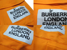 画像をギャラリービューアに読み込む, BURBERRY バーバリー FOSTER LOGO CARGO SWEATPANTS スウェットパンツ 8016902 サイズXXXL オレンジ 美品 中古 4b004960