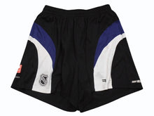 Load image into Gallery viewer, 極美品 BALENCIAGA バレンシアガ 21AW HOCKEY SHORTS ホッケーショーツ 657106 ポリエステル ブラック ブルー ホワイト サイズM 中古 4b004961