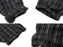 Load image into Gallery viewer, BALENCIAGA バレンシアガ 21SS トラックジャケット 612966 サイズL オーバーサイズ ブラック ロゴ刺繍 チェック柄 美品 中古 4b004962