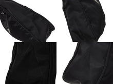 画像をギャラリービューアに読み込む, PRADA プラダ ホーボー ワンショルダーバッグ MV515 トライアングルロゴ ナイロン ブラック 美品 中古 4b004994