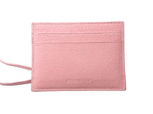Load image into Gallery viewer, 新品同様 BALENCIAGA バレンシアガ Le City ルシティ パスケース カードホルダー チャーム付き 2000008574198 ラムスキン ピンク 中古 4b005002