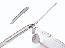 Load image into Gallery viewer, PRADA プラダ サングラス メガネ SPR 93A イタリア製 プラスチック メタル クリア グレー シルバー金具 美品 中古 4b005004