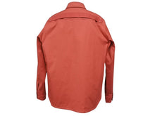 画像をギャラリービューアに読み込む, 極美品 Rick Owens リックオウエンス 21AW オーバーサイズ ボタンアップ シャツ ジャケット レッド コットン RU02A5729 サイズ52 中古 4b005054