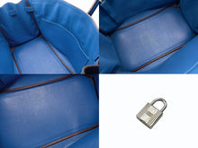 画像をギャラリービューアに読み込む, 極美品 HERMES エルメス BIRKIN バーキン35 ミコノス シルバー金具 トリヨンクレマンス ハンドバッグ □O刻印 中古 4b005067