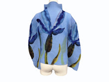 Load image into Gallery viewer, 極美品 me ISSEY MIYAKE ミーイッセイミヤケ 長袖カットソー MI41FJ631 フリーサイズ プリーツ ハイネック ブルー 中古 4b005077