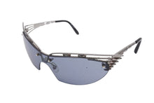 画像をギャラリービューアに読み込む, Jean Paul GAULTIER ジャンポールゴルチェ サングラス アイウェア ブラック シルバー プラスチック メタル 美品 中古 4b005079
