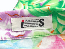 画像をギャラリービューアに読み込む, 極美品 ISSEY MIYAKE イッセイミヤケ アロハシャツ オープンカラーシャツ RG12048 サイズ9 マルチカラー ココナッツボタン 花柄 中古 4b005082