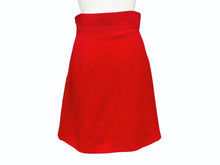 画像をギャラリービューアに読み込む, MIUMIU ミュウミュウ ビジューポケット フレアスカート MG518 サイズ36 レーヨン アセテート ラインストーン レッド 美品 中古 4b005087