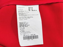 画像をギャラリービューアに読み込む, MIUMIU ミュウミュウ ビジューポケット フレアスカート MG518 サイズ36 レーヨン アセテート ラインストーン レッド 美品 中古 4b005087