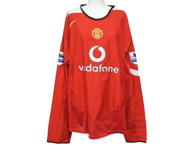 NIKE ナイキ マンチェスターユナイテッド 04/05 長袖 ユニフォーム レッド 背番号10 ファンニステルローイ サッカー プレミアリーグ サイズXL 良品 中古 4b005088