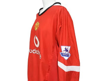 Load image into Gallery viewer, NIKE ナイキ マンチェスターユナイテッド 04/05 長袖 ユニフォーム レッド 背番号10 ファンニステルローイ サッカー プレミアリーグ サイズXL 良品 中古 4b005088