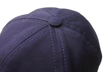 Load image into Gallery viewer, CELINE セリーヌ ベースボールキャップ ハット 帽子 2AUA1242N サイズM ネイビー ホワイト ロゴ刺繍 良品 中古 4b005090