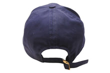 Load image into Gallery viewer, CELINE セリーヌ ベースボールキャップ ハット 帽子 2AUA1242N サイズM ネイビー ホワイト ロゴ刺繍 良品 中古 4b005090