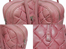 Load image into Gallery viewer, BALENCIAGA バレンシアガ ザ マトラッセ ハンドバッグ キルティング 182089 502752 ゴートスキン ピンク シルバー金具 良品 中古 4b005124