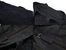 画像をギャラリービューアに読み込む, PRADA プラダ トートバッグ ハンドバッグ ロゴ スパンコール イタリア製 ナイロン ネイビー 良品 中古 4b005149