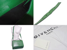 画像をギャラリービューアに読み込む, GIVENCHY ジバンシィ パンドラ ボックス ショルダーバッグ ハンドバッグ グリーン レザー ゴールド金具 良品 中古 4b005169