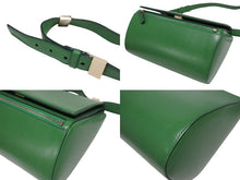 画像をギャラリービューアに読み込む, GIVENCHY ジバンシィ パンドラ ボックス ショルダーバッグ ハンドバッグ グリーン レザー ゴールド金具 良品 中古 4b005169