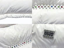 画像をギャラリービューアに読み込む, Supreme ×B.B Simon シュプリーム ビービーサイモン 22SS スタッズ装飾ダウンジャケット ナイロン ホワイト サイズXL 美品 中古 4b005207