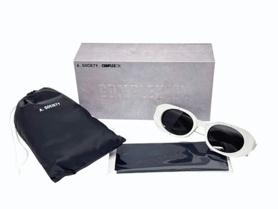 新品未使用 A.SOCIETY ソサエティ PARKER パーカー サングラス サイズ52-21-145 グレー COMPLEXCON コンプレックスコン 中古 4b005226