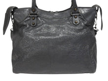 Load image into Gallery viewer, BALENCIAGA バレンシアガ クラシックヴェロ 2WAYバッグ ハンドバッグ ショルダーバッグ 235216 グレー 美品 中古 4b005230
