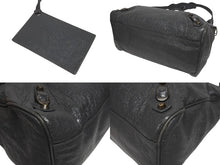 Load image into Gallery viewer, BALENCIAGA バレンシアガ クラシックヴェロ 2WAYバッグ ハンドバッグ ショルダーバッグ 235216 グレー 美品 中古 4b005230