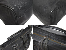 Load image into Gallery viewer, BALENCIAGA バレンシアガ クラシックヴェロ 2WAYバッグ ハンドバッグ ショルダーバッグ 235216 グレー 美品 中古 4b005230