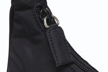 画像をギャラリービューアに読み込む, 極美品 PRADA プラダ ホーボー ワンショルダーバッグ MV515 トライアングルロゴ ナイロン ブラック 中古 4b005254