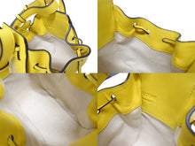 画像をギャラリービューアに読み込む, 極美品 LOEWE ロエベ ハンモック ミニ ハンドバッグ ショルダーバッグ 052123 スペイン製 レザー イエロー ブラック 中古 4b005266