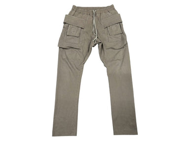 Rick Owens DRKSHDW リックオウエンス ダークシャドウ クリーチカーゴ ドローストリング パンツ グレー系 コットン DU02A3375 サイズS 良品 中古 4b005283
