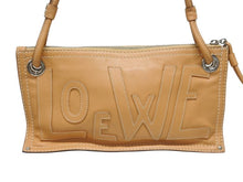 画像をギャラリービューアに読み込む, 極美品 LOEWE ロエベ アナグラム ミニトートバッグ ショルダーバッグ 310602 レザー ブラウン シルバー金具 中古 4b005322