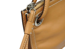 画像をギャラリービューアに読み込む, 極美品 LOEWE ロエベ アナグラム ミニトートバッグ ショルダーバッグ 310602 レザー ブラウン シルバー金具 中古 4b005322