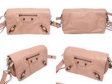Load image into Gallery viewer, BALENCIAGA バレンシアガ ショルダーバッグ クラシックツールキット 327101 レザー ピンク 美品 中古 4b005334
