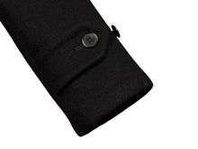 画像をギャラリービューアに読み込む, SAINT LAURENT サンローラン フード付き ダッフルコート 376281 イタリア製 ウール ブラック サイズ36 美品 中古 4b005372