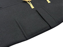 画像をギャラリービューアに読み込む, SAINT LAURENT サンローラン フード付き ダッフルコート 376281 イタリア製 ウール ブラック サイズ36 美品 中古 4b005372