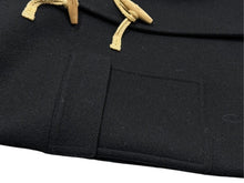 画像をギャラリービューアに読み込む, SAINT LAURENT サンローラン フード付き ダッフルコート 376281 イタリア製 ウール ブラック サイズ36 美品 中古 4b005372