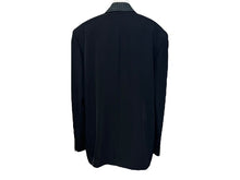 Load image into Gallery viewer, BALENCIAGA バレンシアガ 21SS テーラードジャケット 658941 サイズXXS ブラック グリーン チェック柄 ラペル切替 美品 中古 4b005374