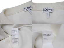 画像をギャラリービューアに読み込む, LOEWE ロエベ 24AW ANAGRAM POCKET SWEATER アナグラム アナグラム ポケット セーター H526Y14KDK ホワイト サイズXL 美品 中古 4b005379
