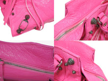 Load image into Gallery viewer, 極美品 BALENCIAGA バレンシアガ ネオカゴールxs ショルダーバッグ ハンドバッグ 2way 700940レザー ピンク 中古 4b005478