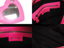 Load image into Gallery viewer, 極美品 BALENCIAGA バレンシアガ ネオカゴールxs ショルダーバッグ ハンドバッグ 2way 700940レザー ピンク 中古 4b005478