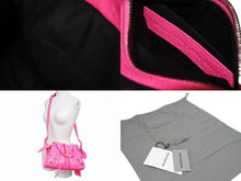 Load image into Gallery viewer, 極美品 BALENCIAGA バレンシアガ ネオカゴールxs ショルダーバッグ ハンドバッグ 2way 700940レザー ピンク 中古 4b005478